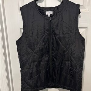 Socialite Black Quilted Vest